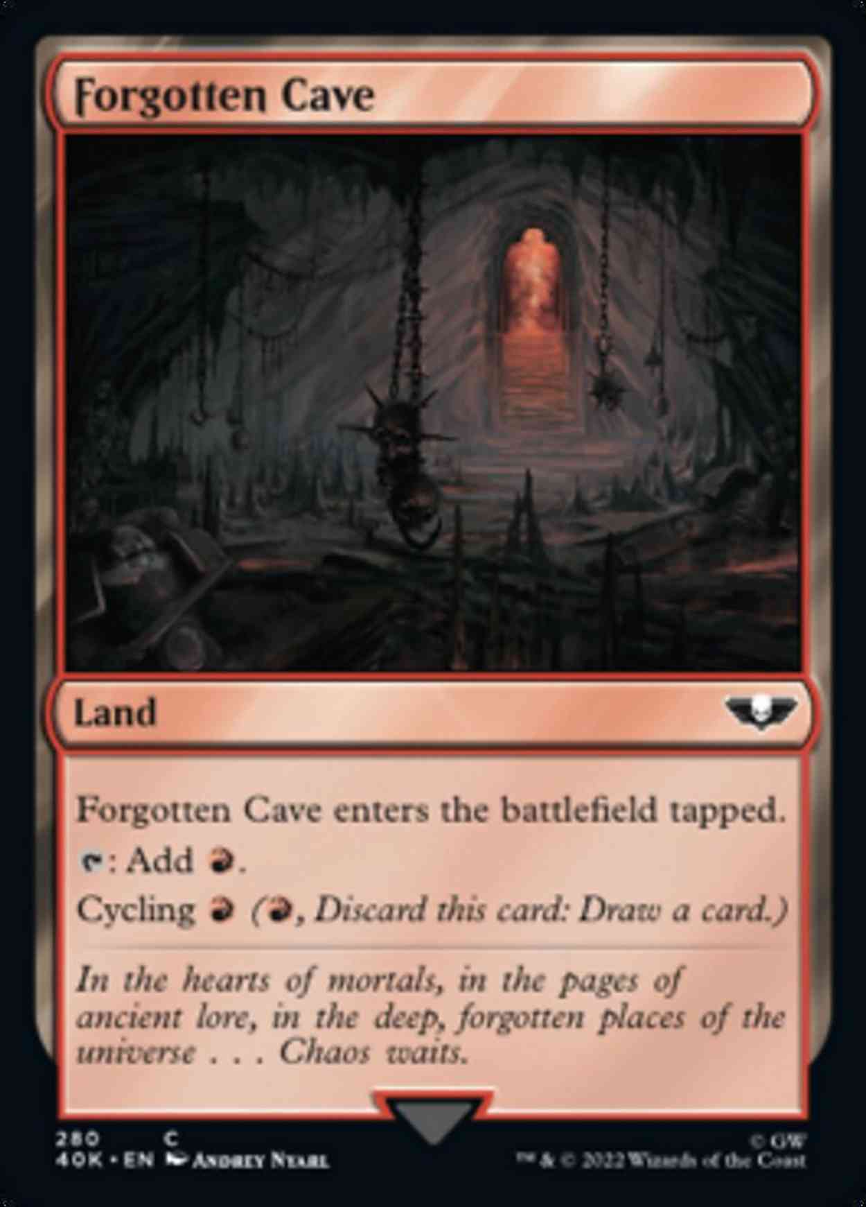 Forgotten Cave (Surge Foil) magic card front