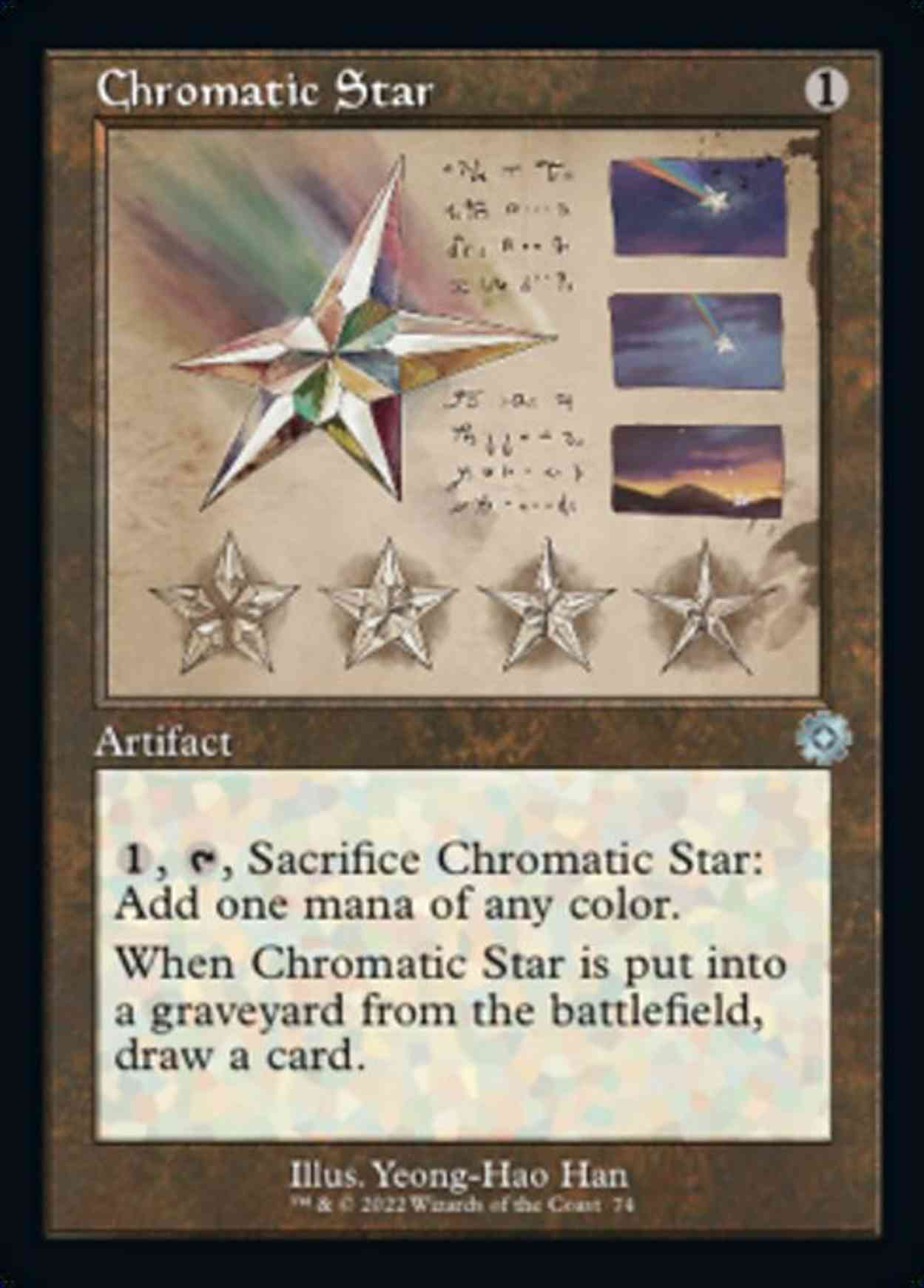 Chromatic Star (Schematic) magic card front