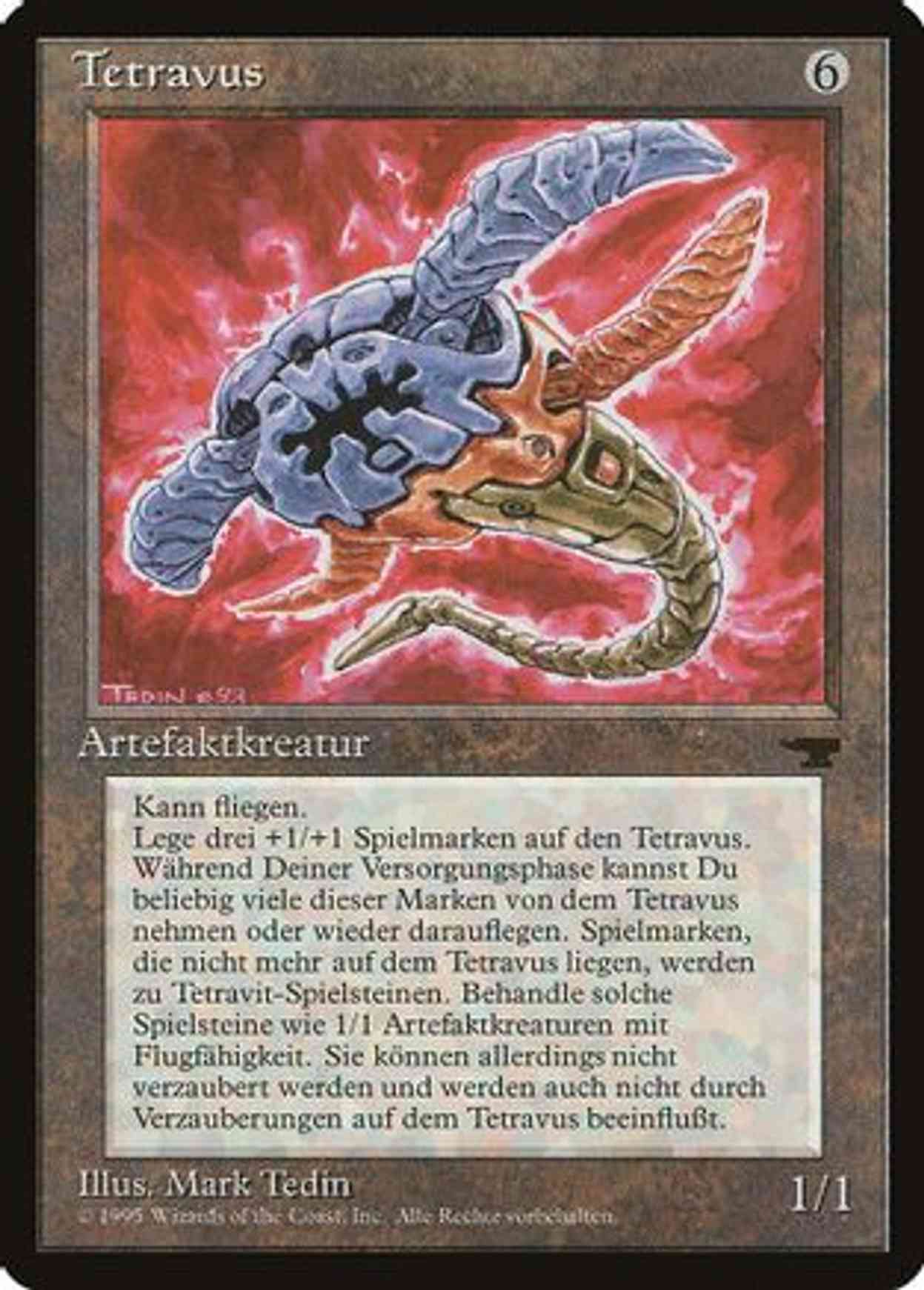Tetravus (German) magic card front