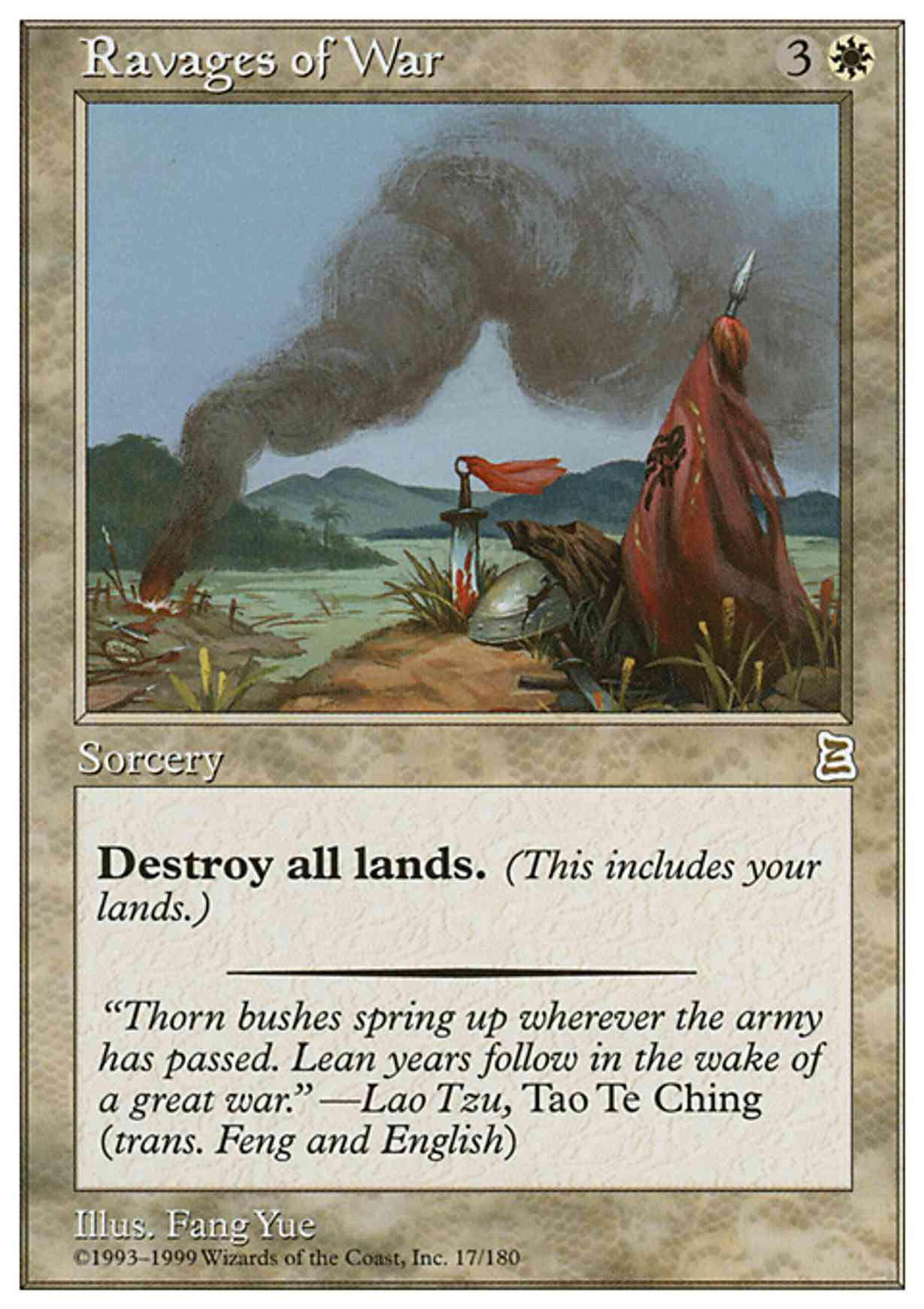 Ravages of War magic card front