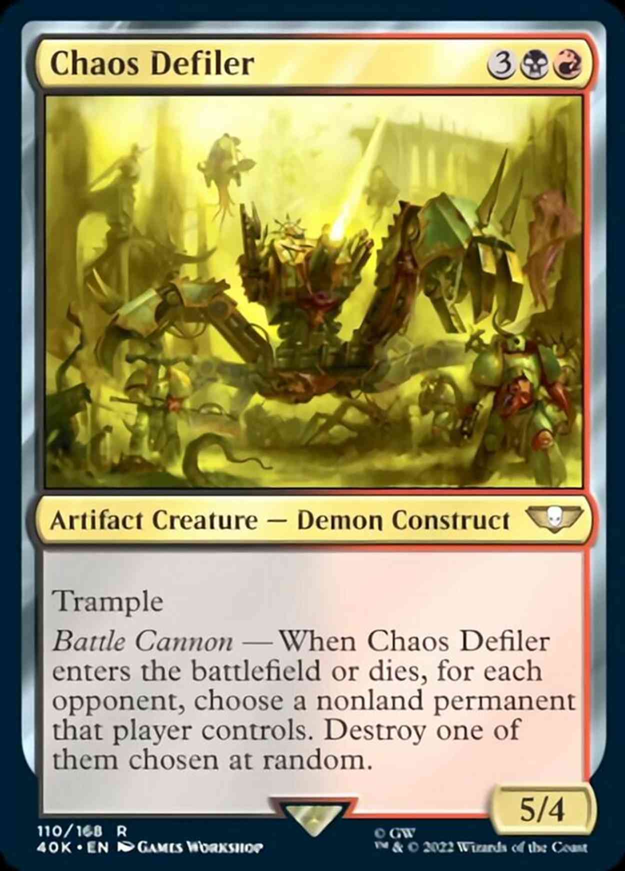 Chaos Defiler magic card front