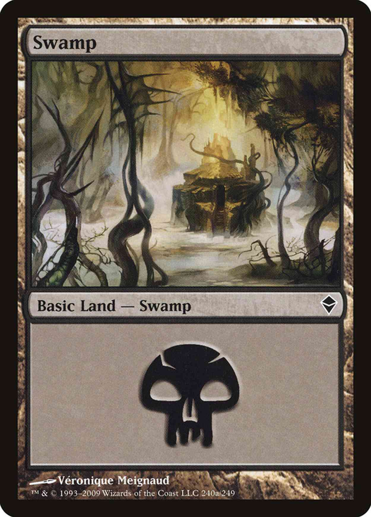 Swamp (240a) magic card front