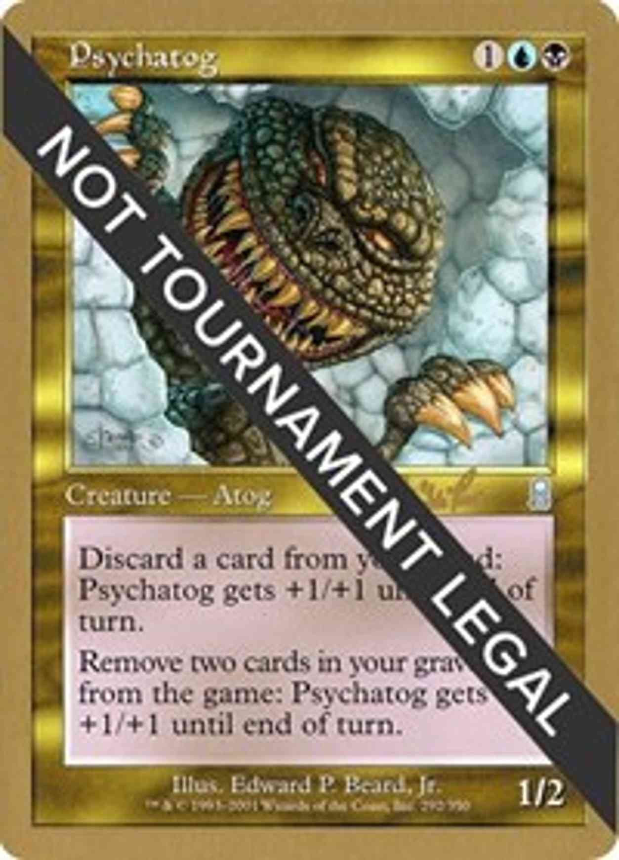 Psychatog - 2002 Carlos Romao (ODY) magic card front