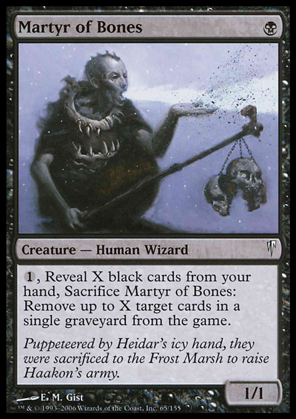 Martyr of Bones magic card front