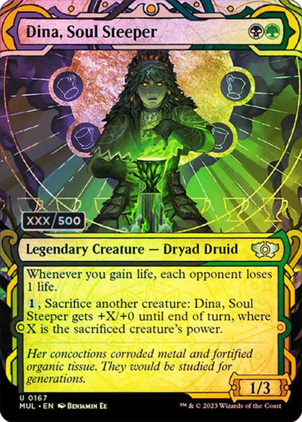 Dina, Soul Steeper (Serialized) magic card front