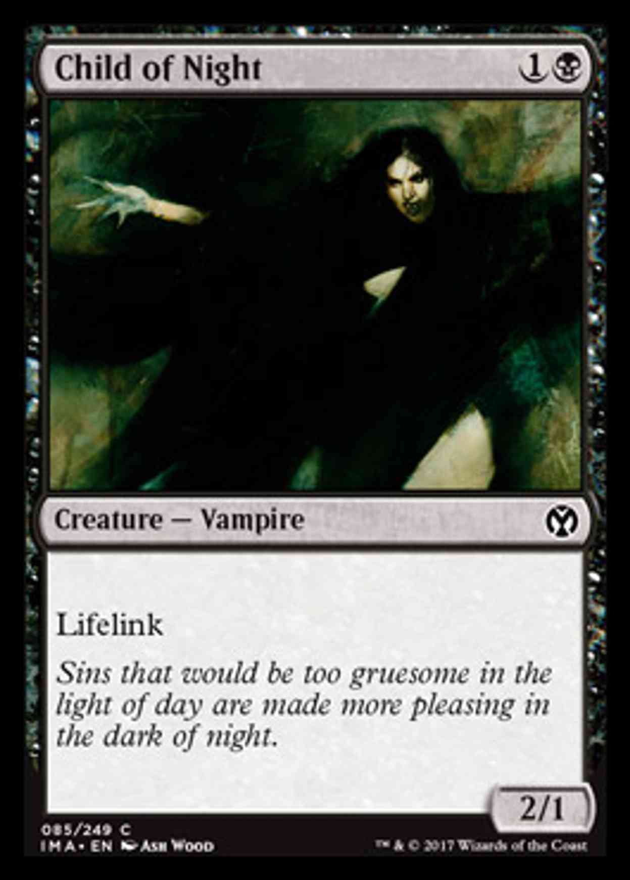 Child of Night magic card front