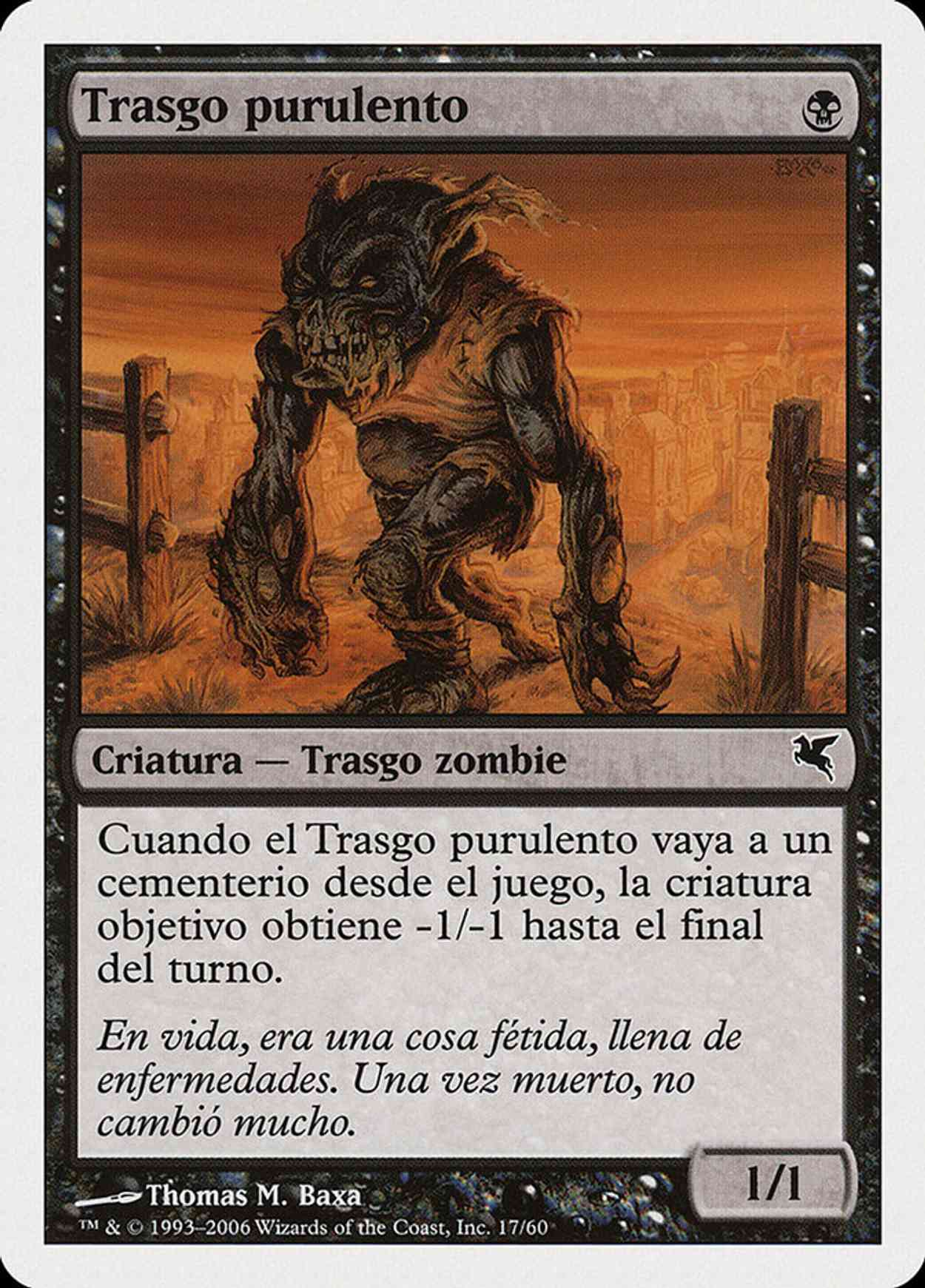 Festering Goblin (Retro Frame) magic card front