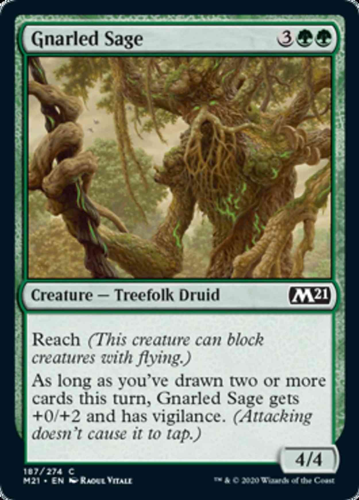 Gnarled Sage magic card front