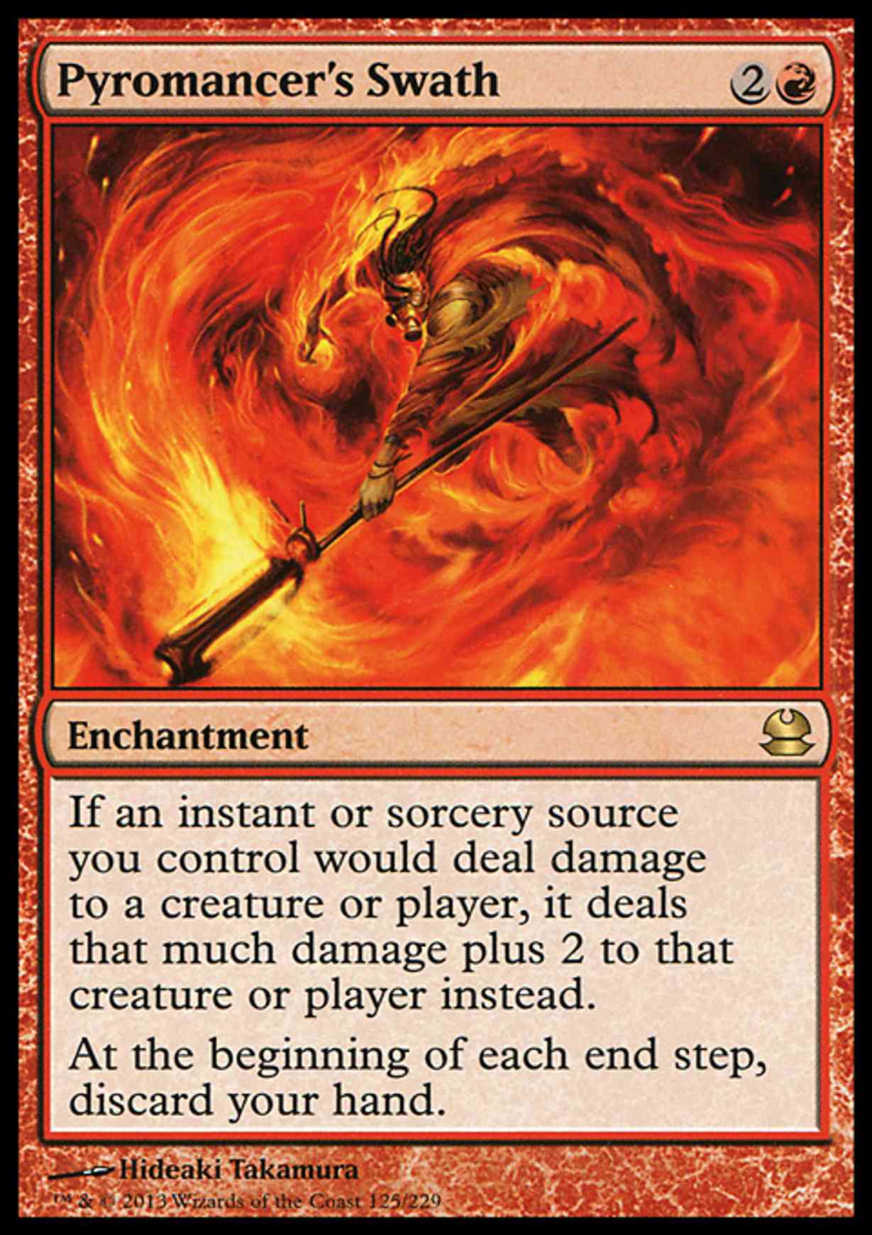 Pyromancer's Swath magic card front