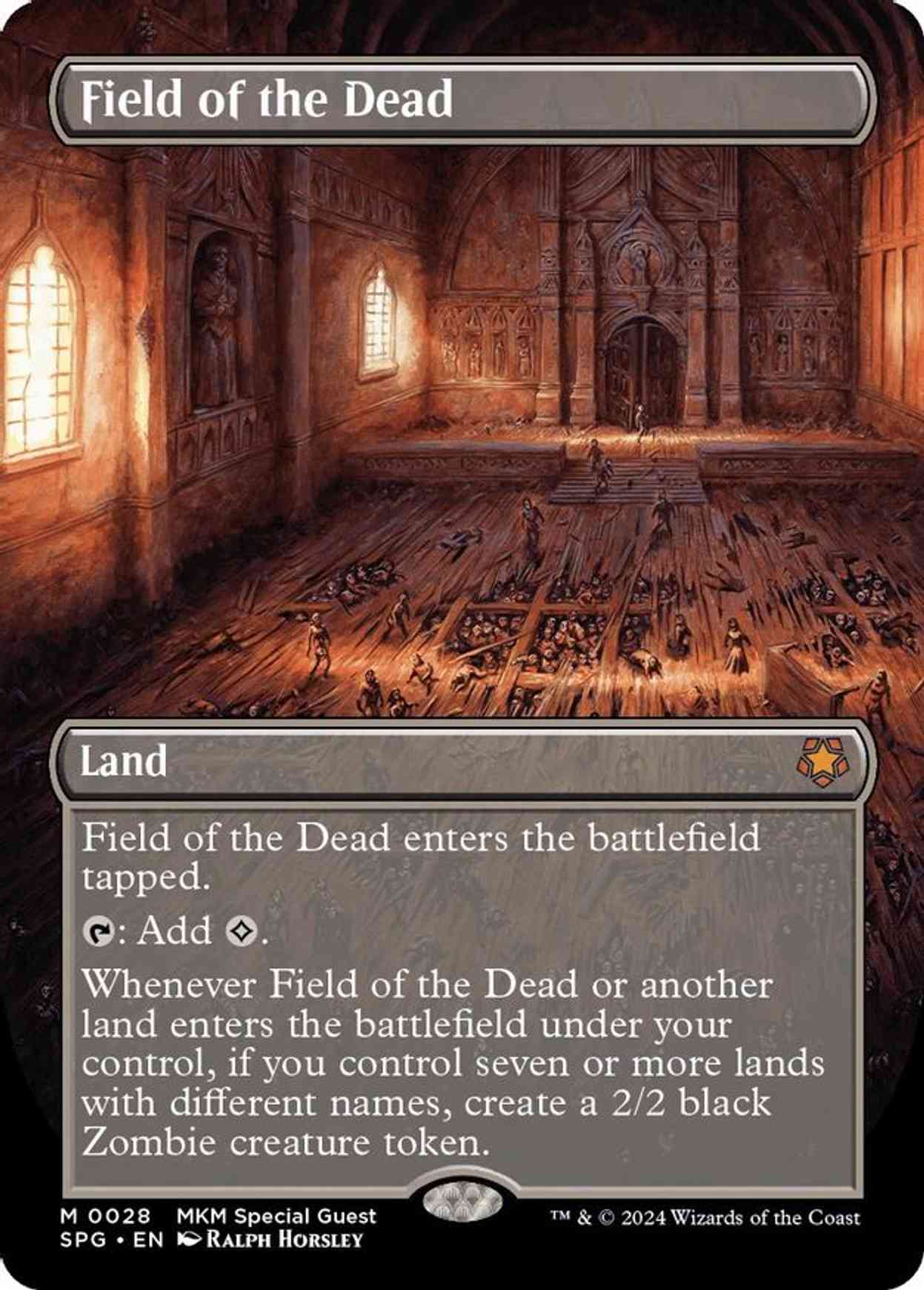 Field of the Dead (Borderless) magic card front