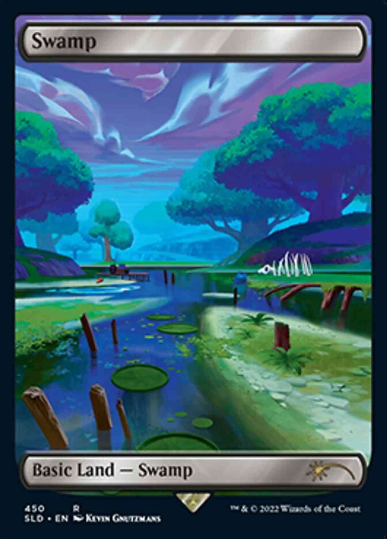 Swamp (450) magic card front