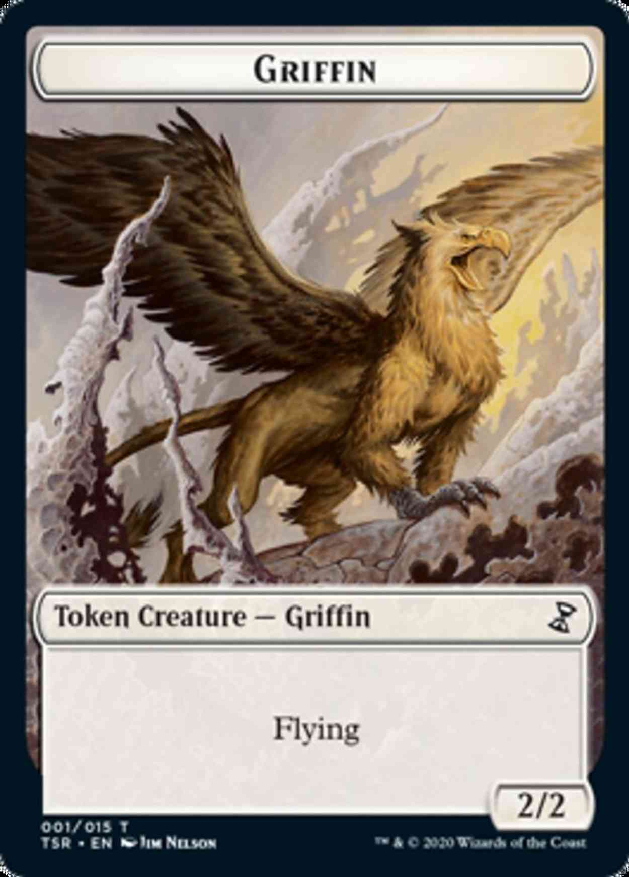 Griffin Token magic card front