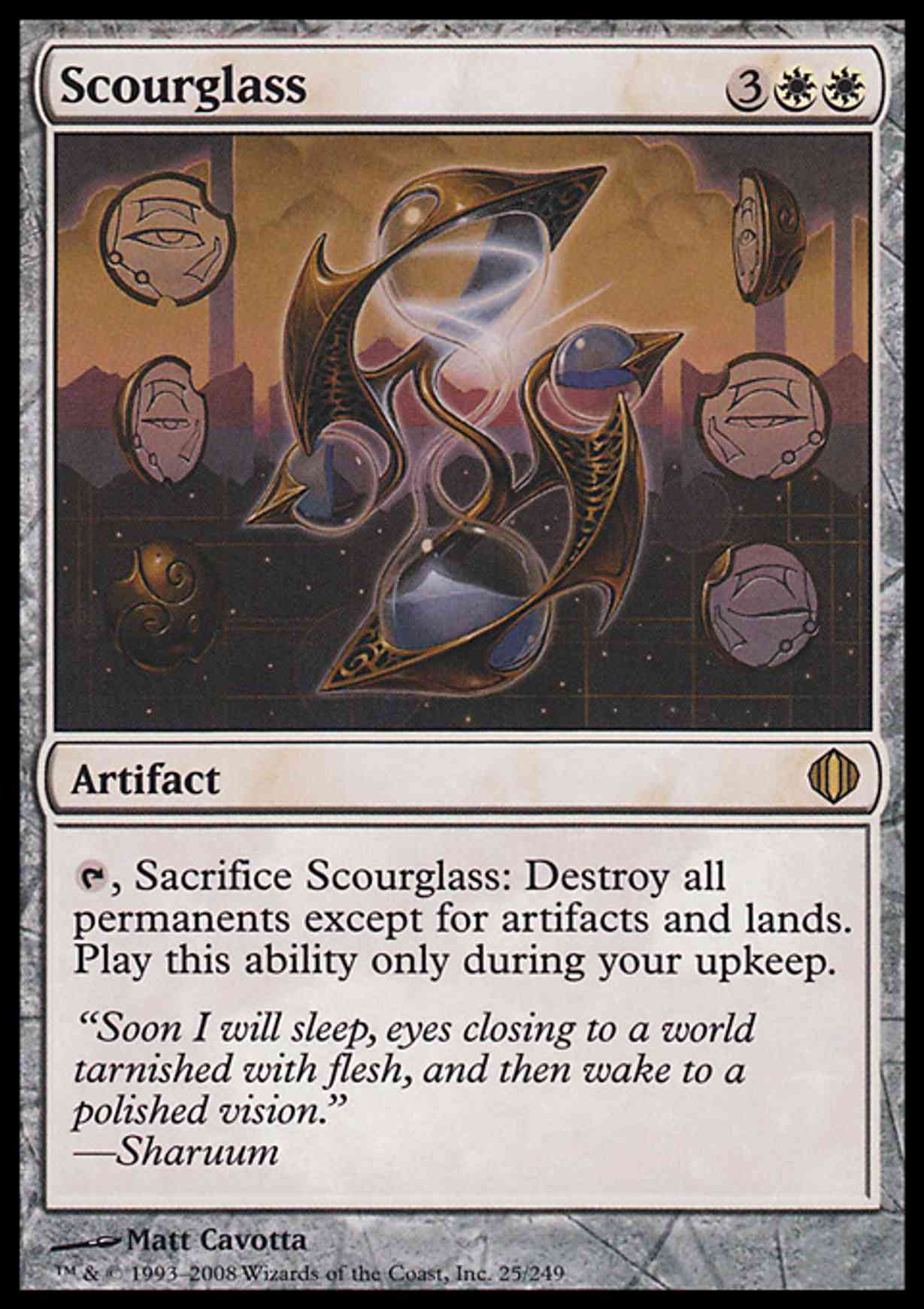 Scourglass magic card front