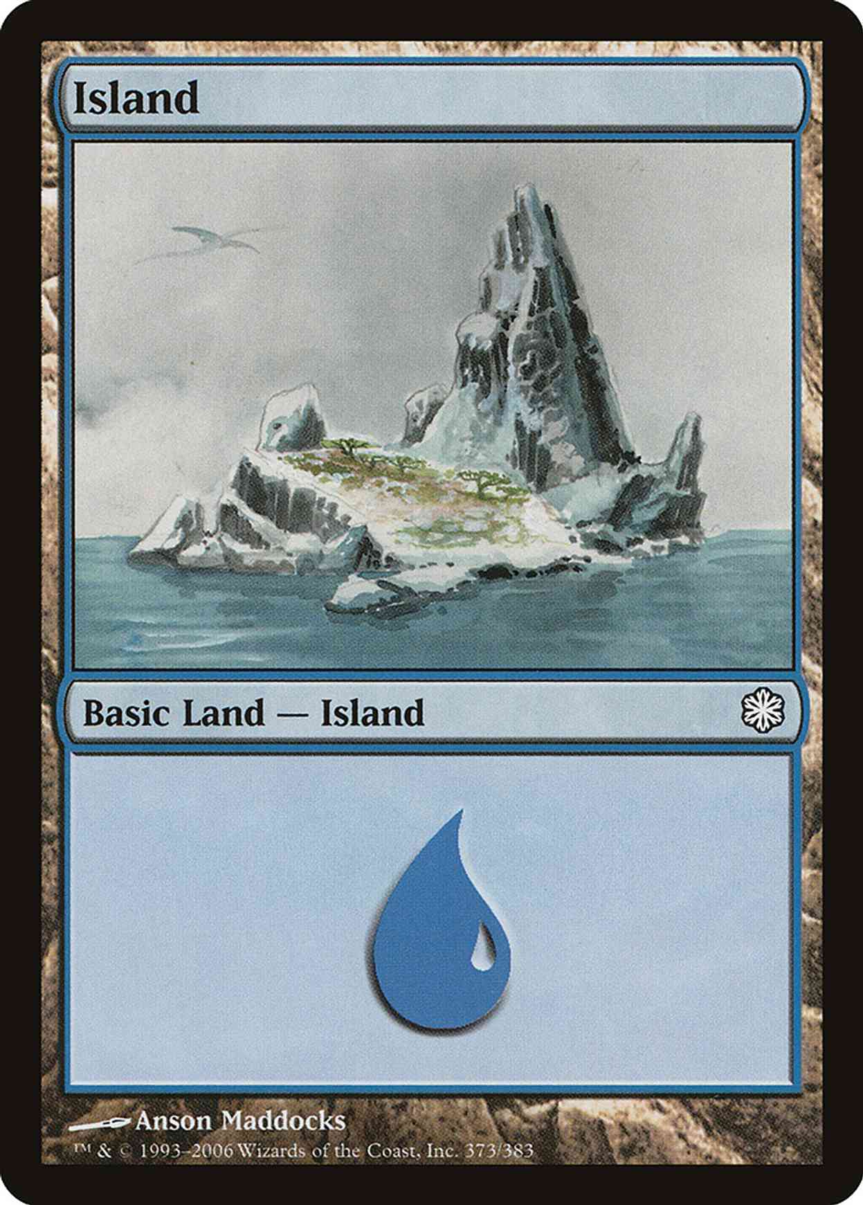 Island (373) magic card front