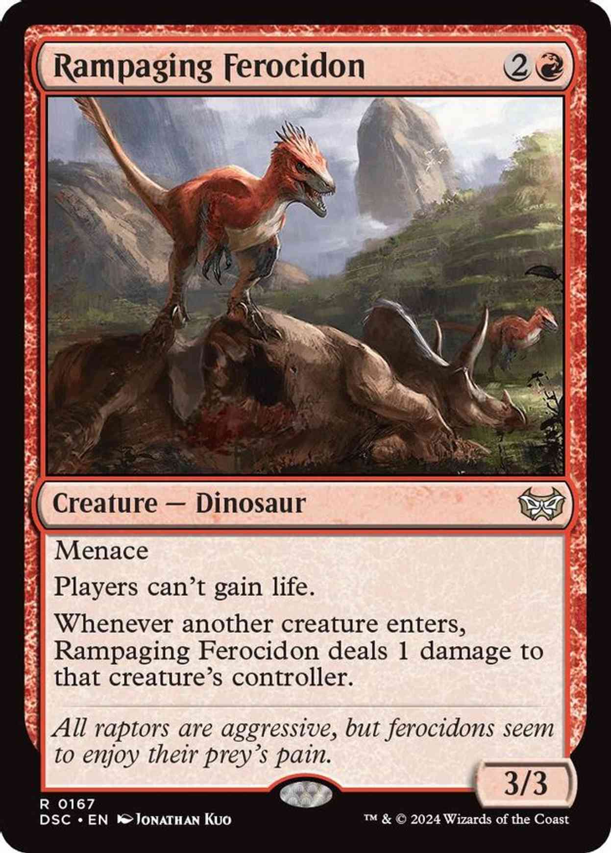 Rampaging Ferocidon magic card front