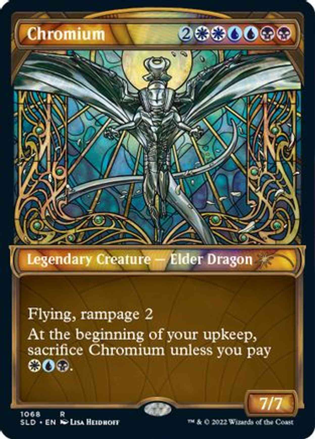 Chromium (Stained Glass) magic card front