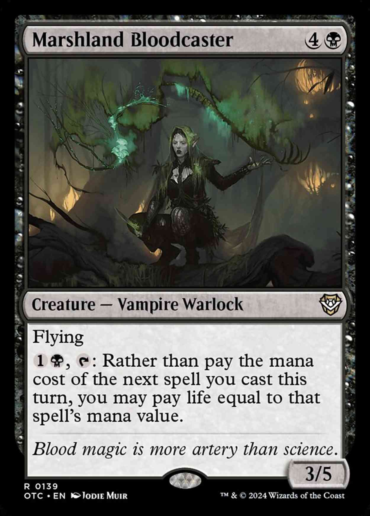 Marshland Bloodcaster magic card front