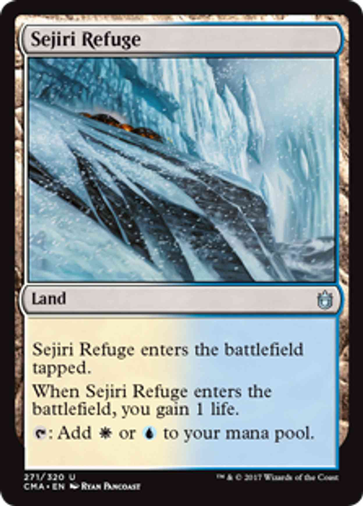 Sejiri Refuge magic card front