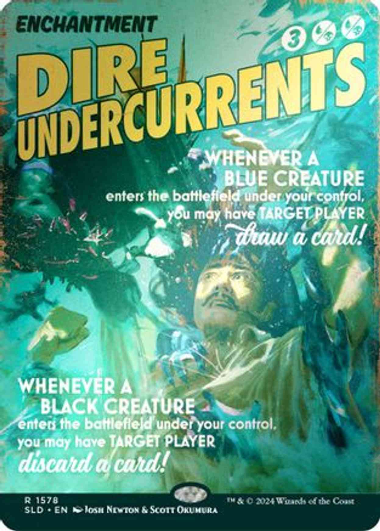 Dire Undercurrents (Rainbow Foil) magic card front