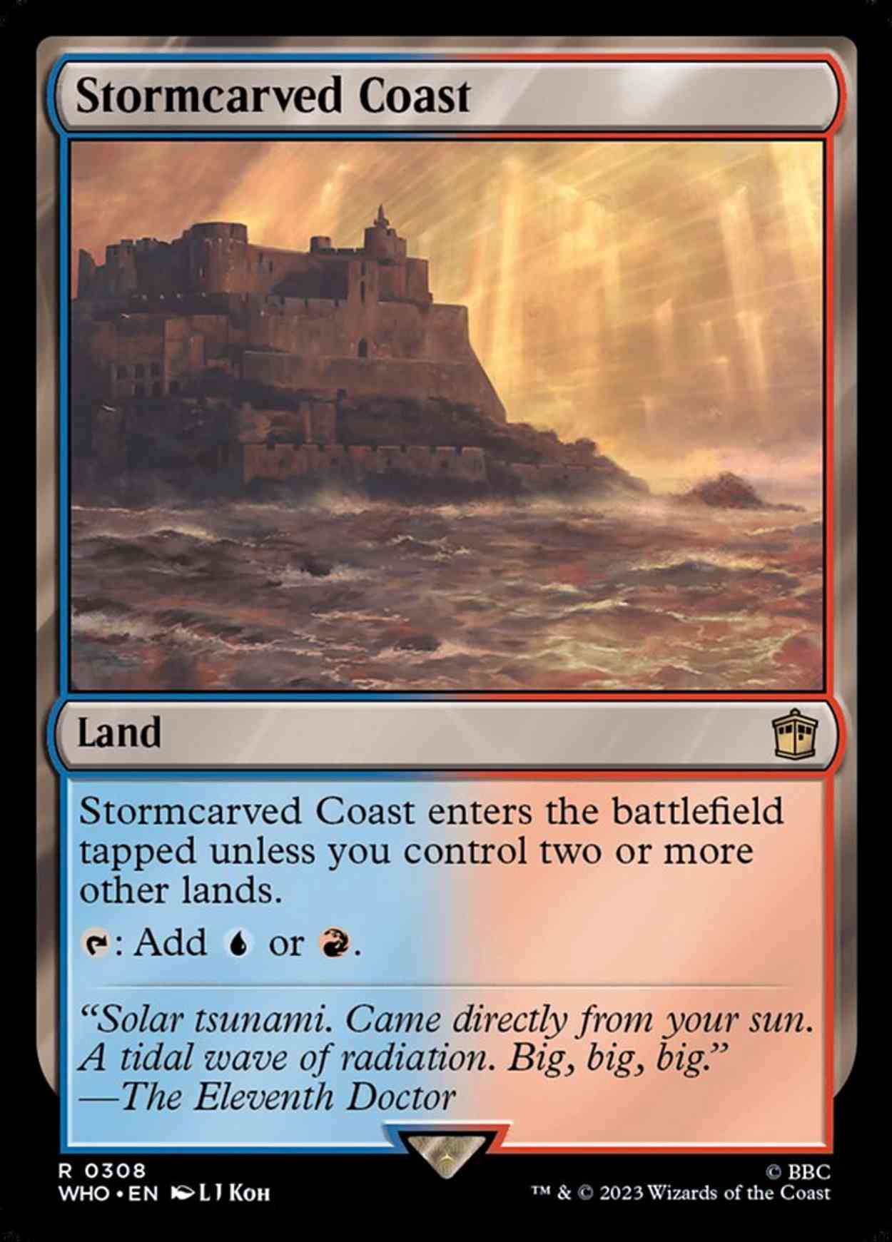 Stormcarved Coast magic card front