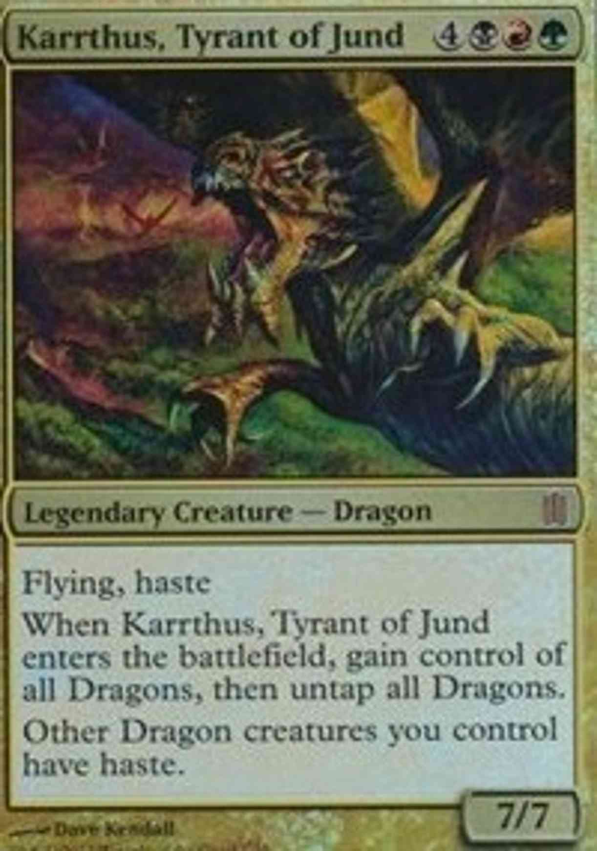 Karrthus, Tyrant of Jund (Commander's Arsenal) magic card front