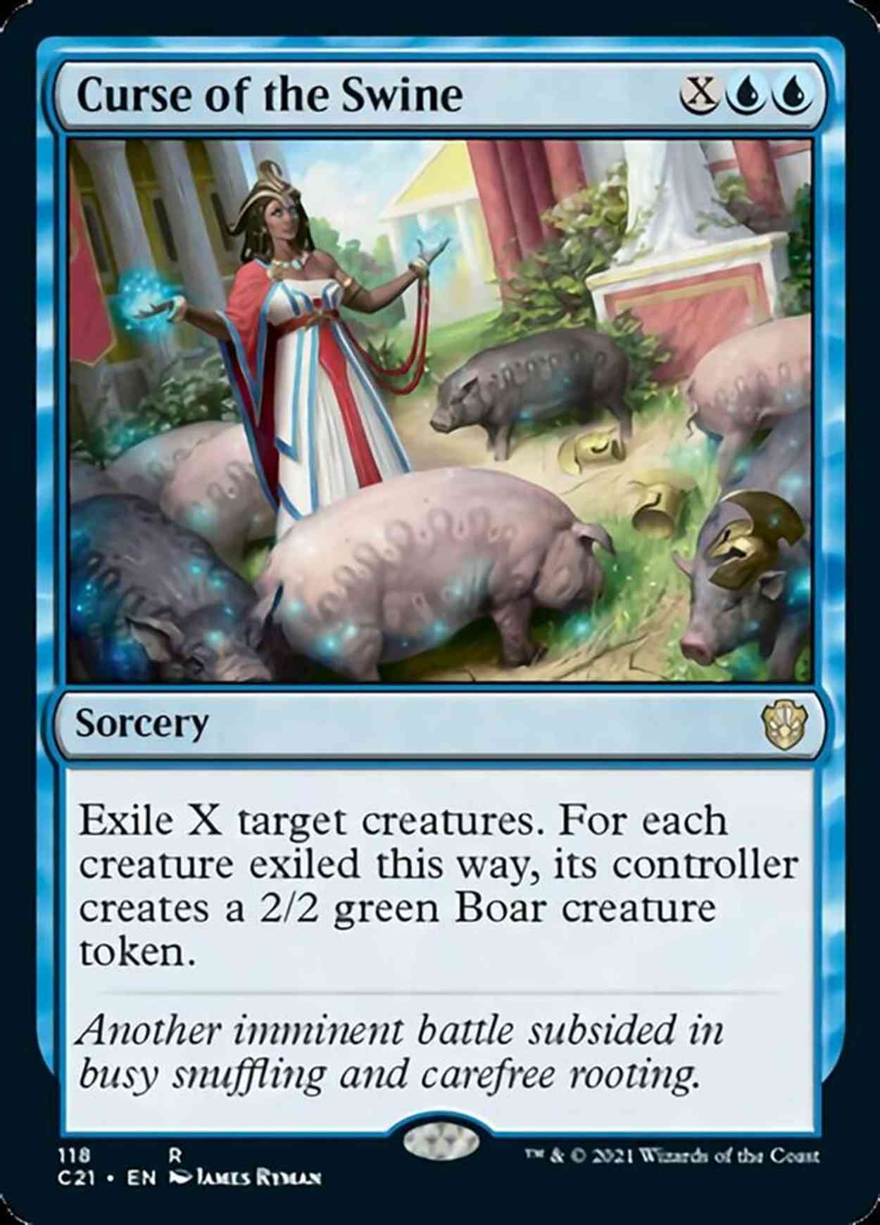 Curse of the Swine magic card front