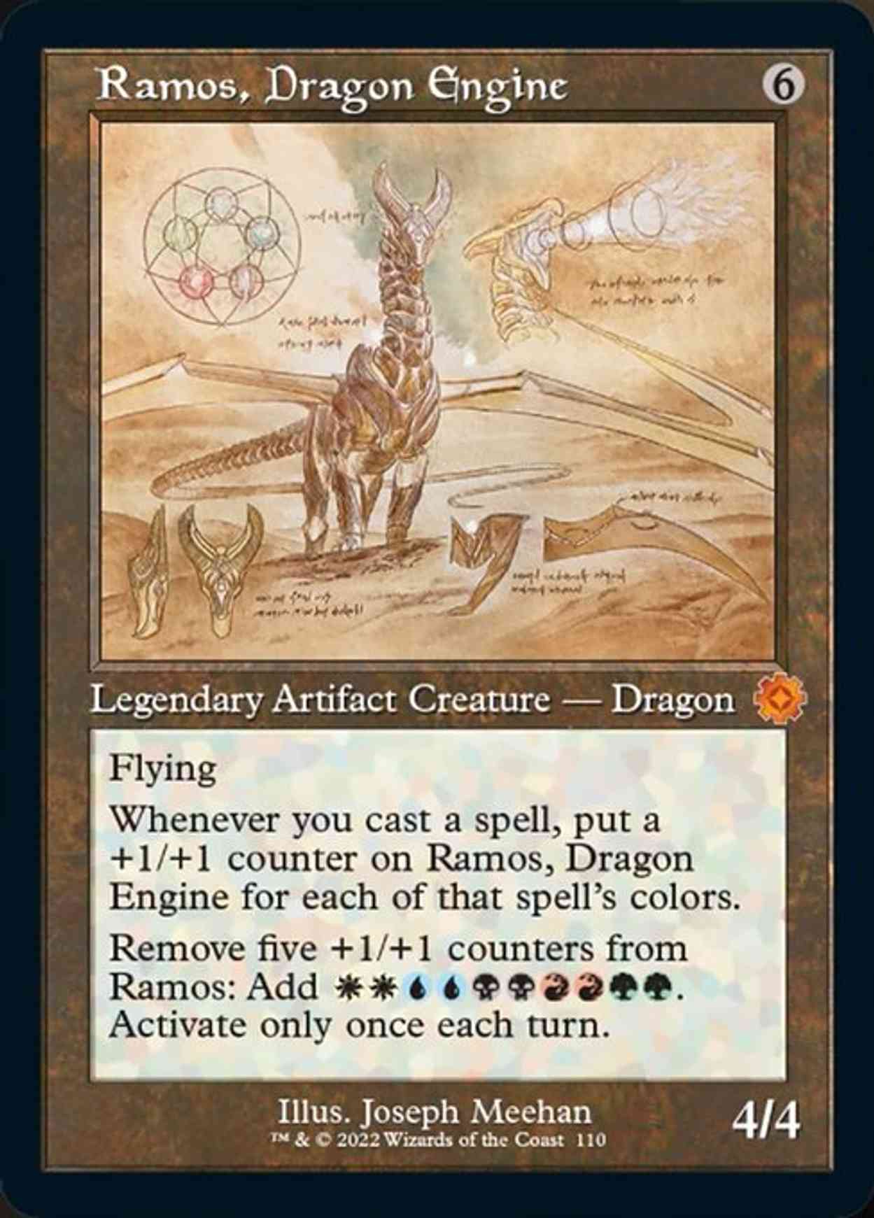 Ramos, Dragon Engine (Schematic) magic card front