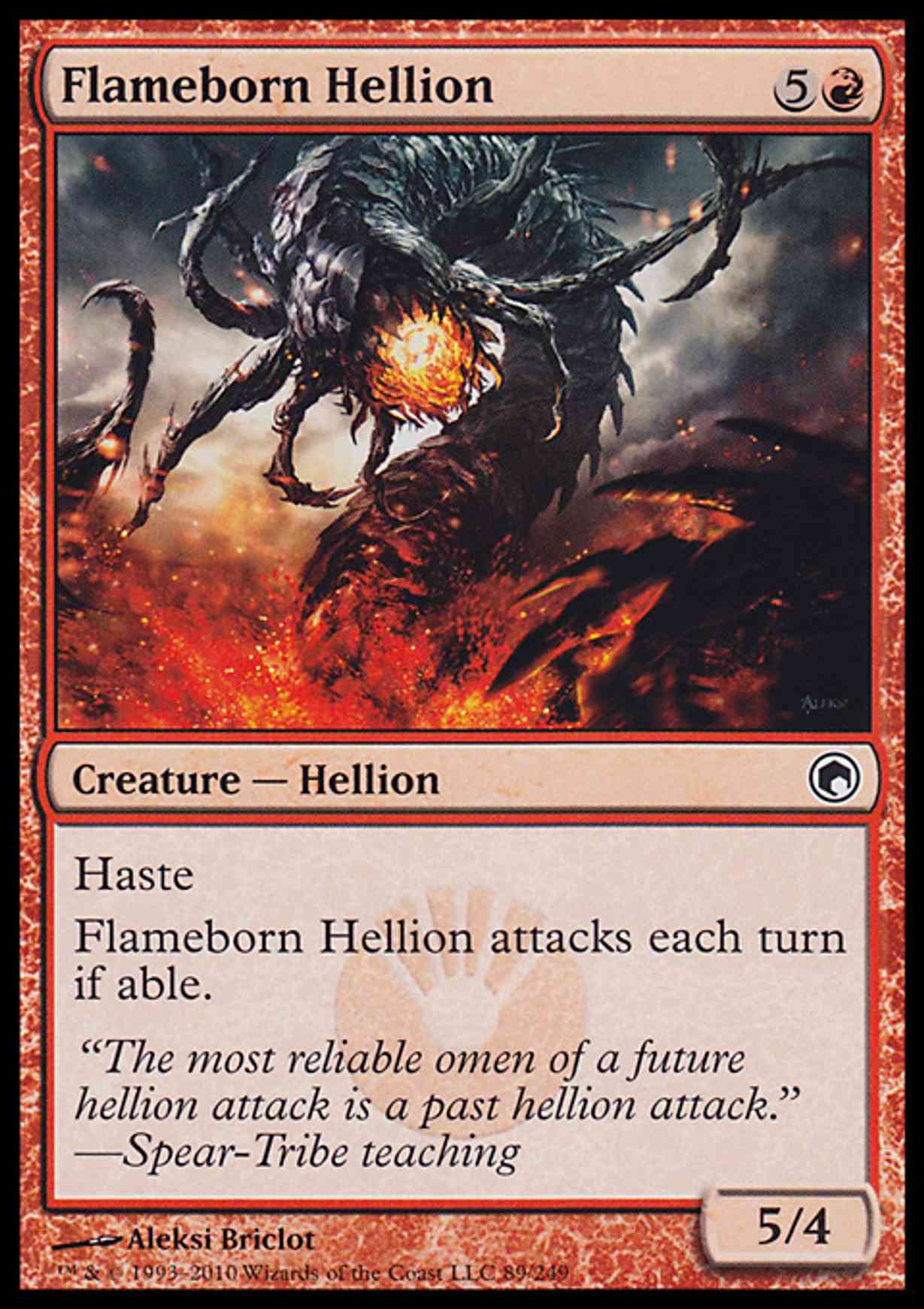 Flameborn Hellion magic card front