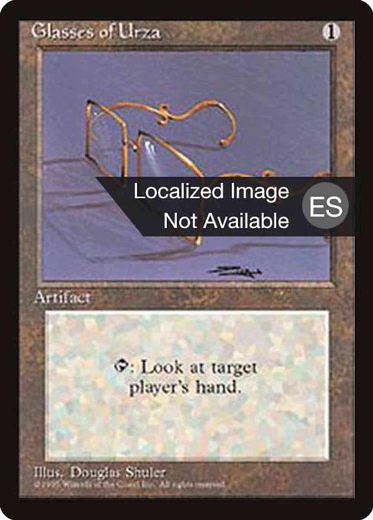 Glasses of Urza magic card front