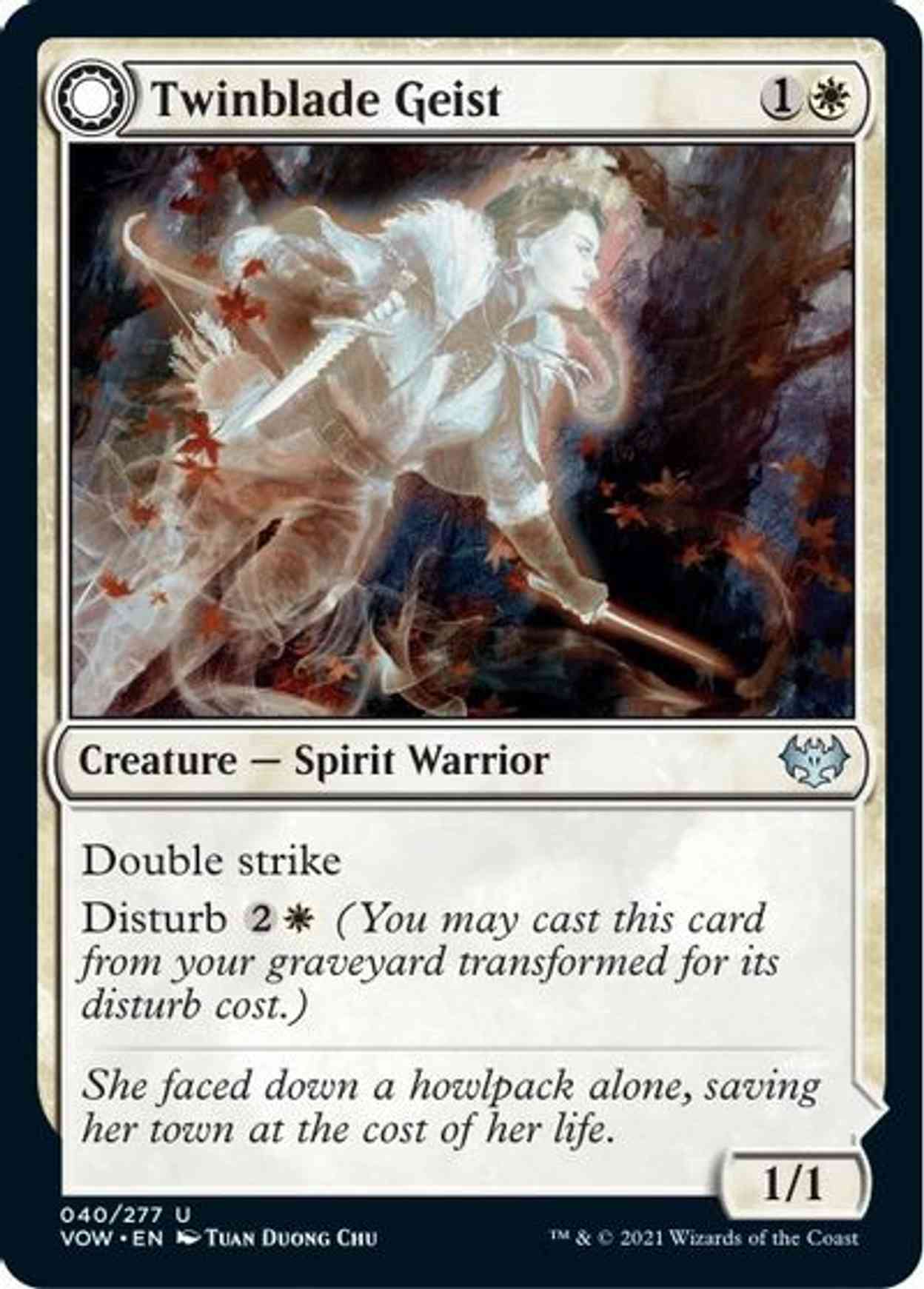 Twinblade Geist magic card front