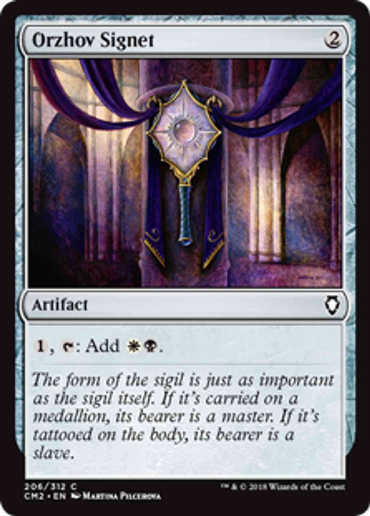 Orzhov Signet magic card front