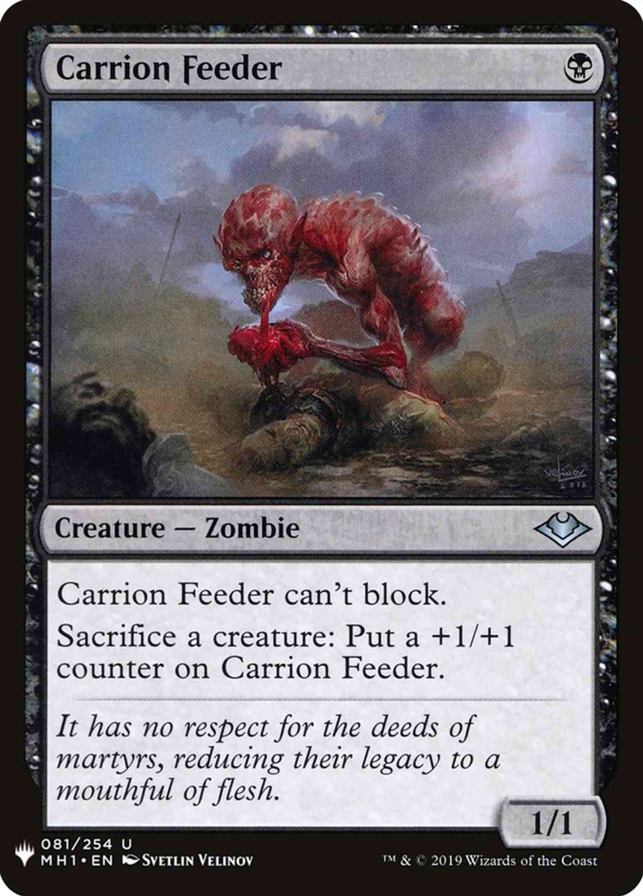 Carrion Feeder magic card front
