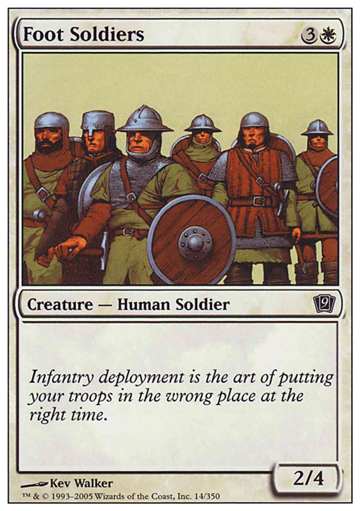 Foot Soldiers magic card front
