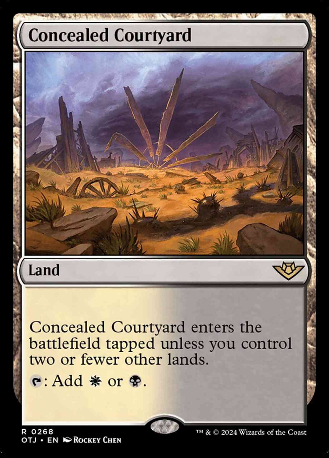 Concealed Courtyard magic card front
