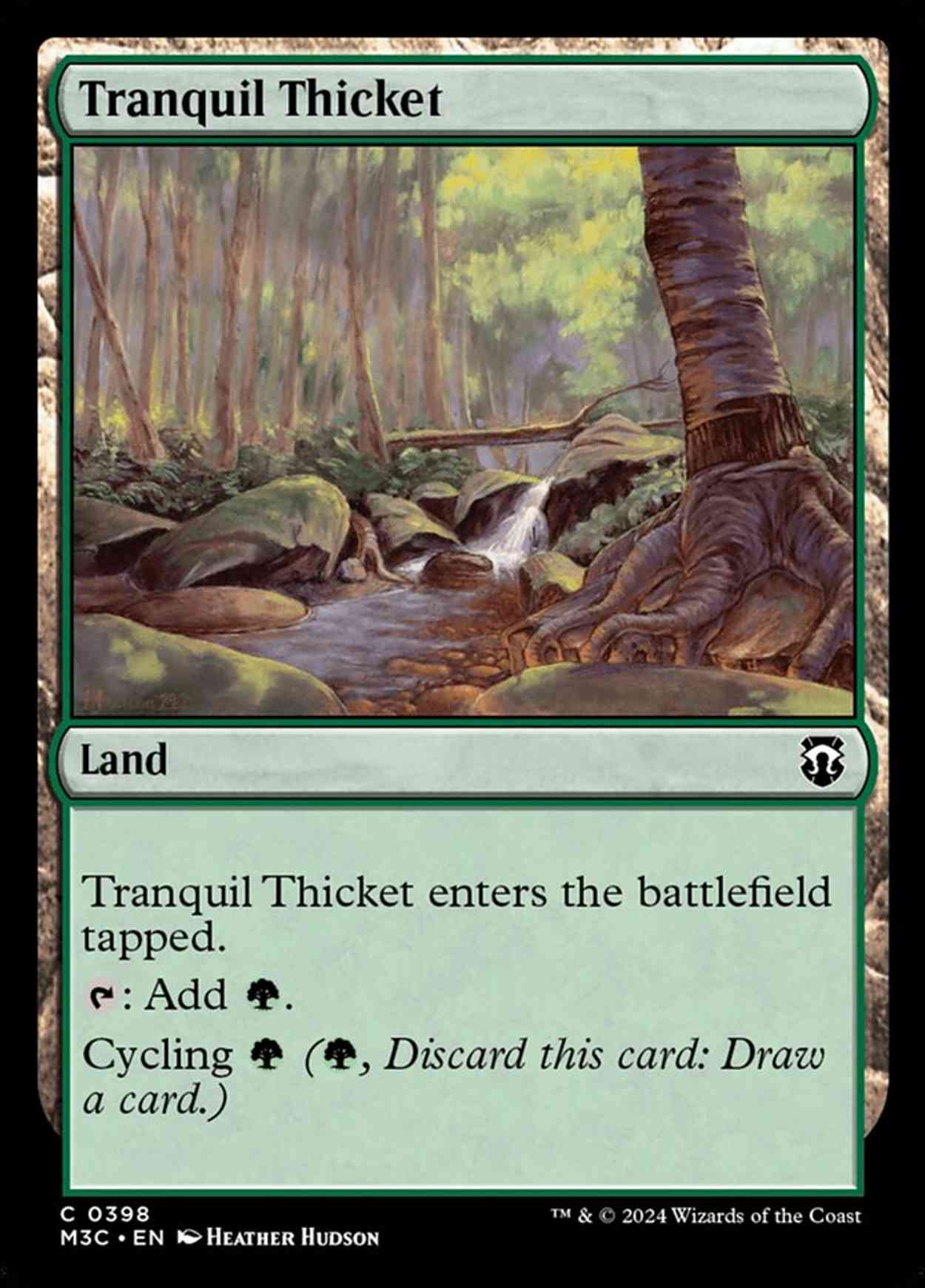 Tranquil Thicket magic card front