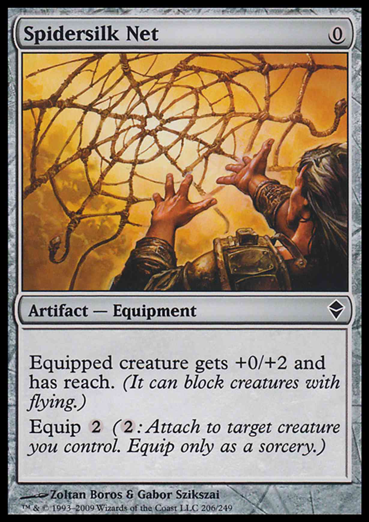 Spidersilk Net magic card front