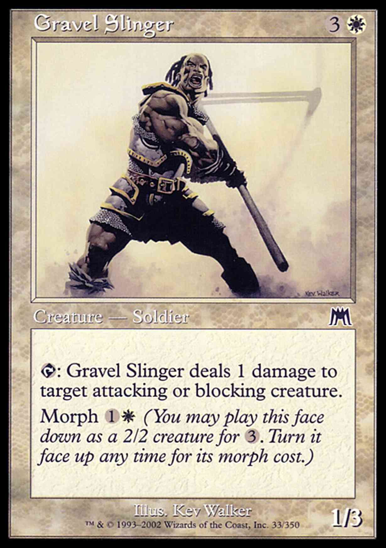 Gravel Slinger magic card front