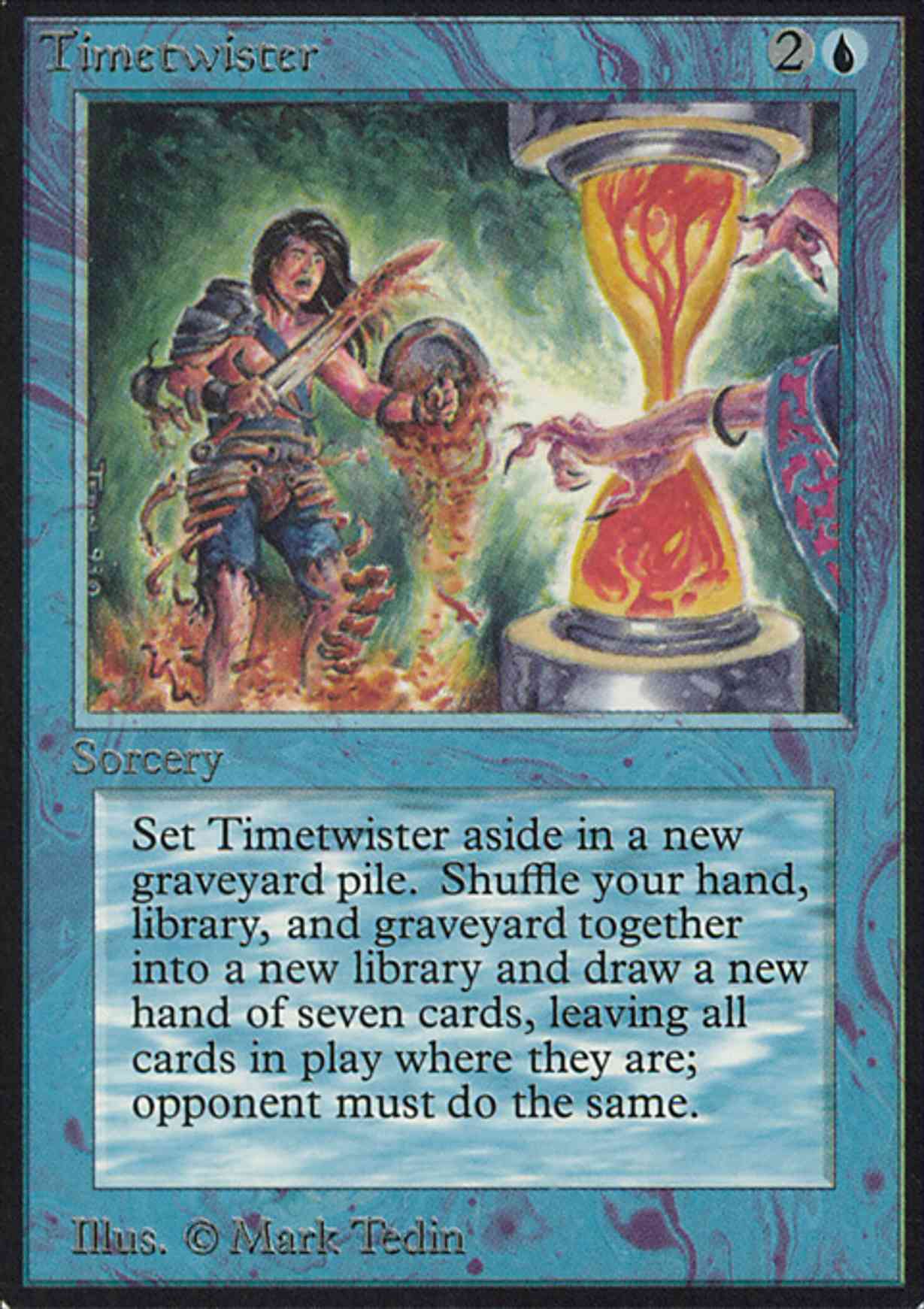 Timetwister magic card front