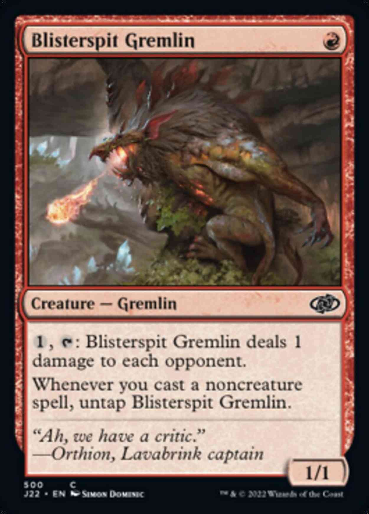 Blisterspit Gremlin magic card front