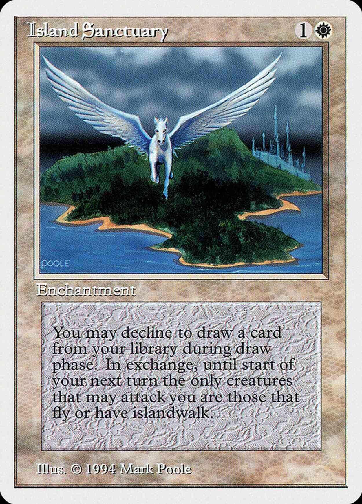 Island Sanctuary magic card front
