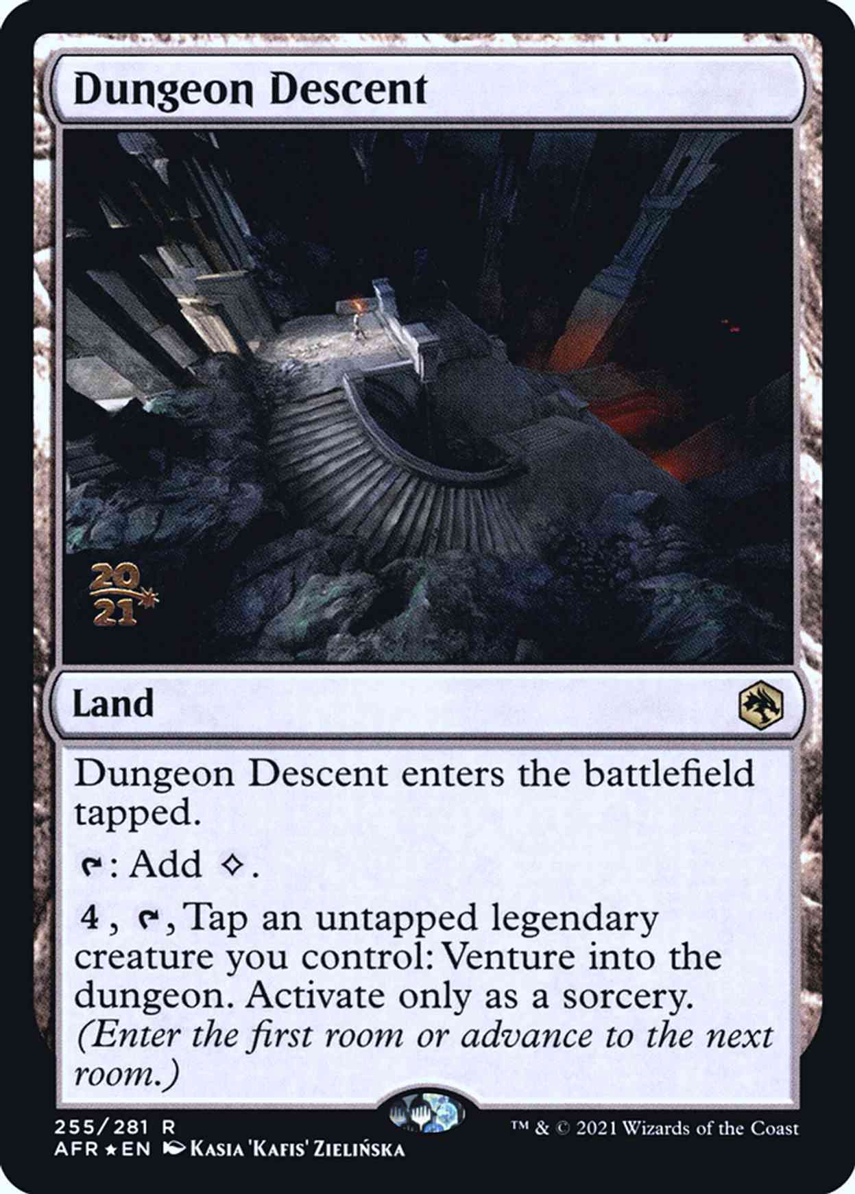 Dungeon Descent magic card front