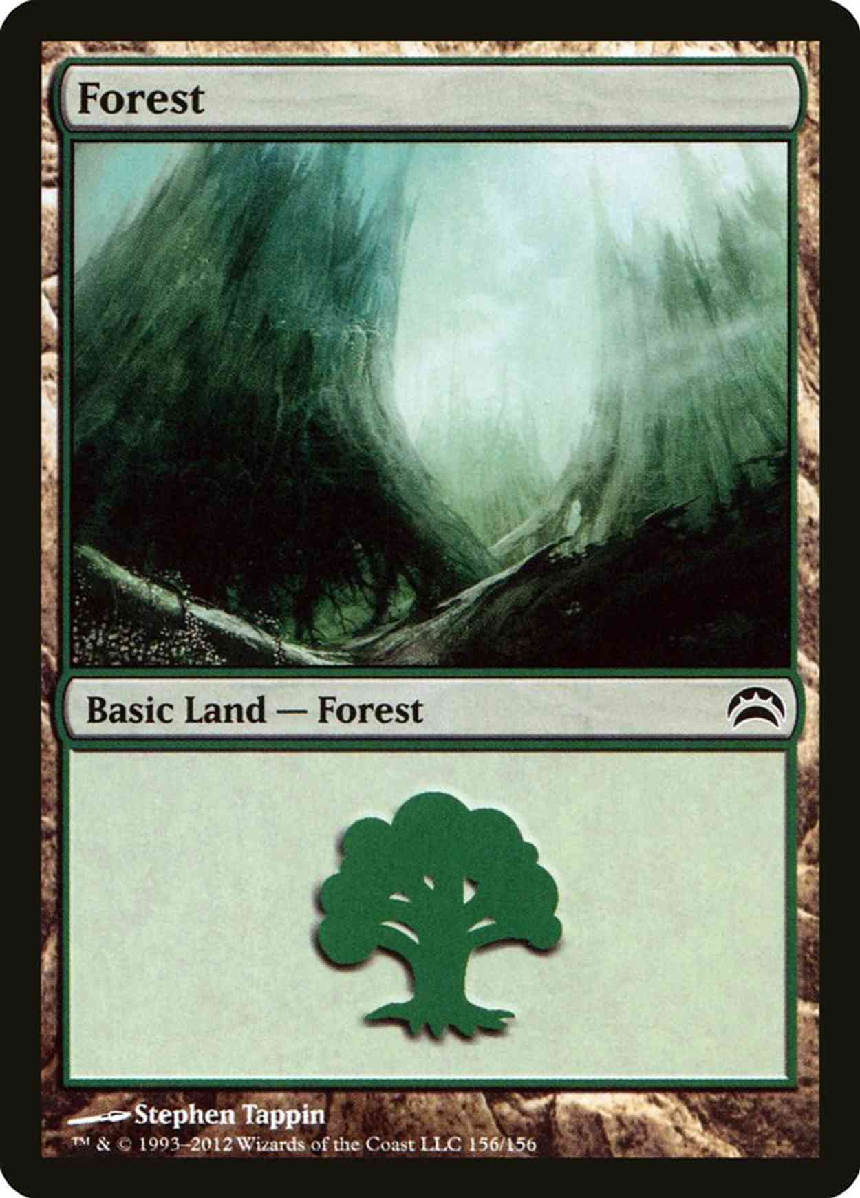 Forest (156) magic card front