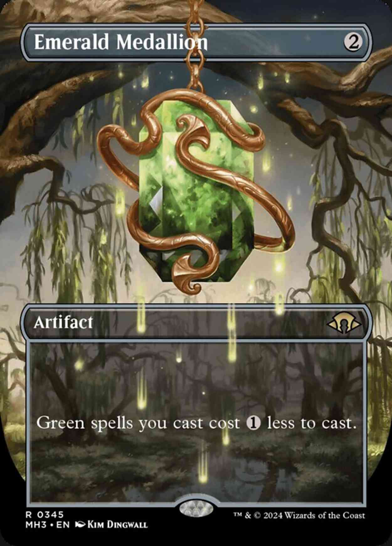 Emerald Medallion (Borderless) magic card front