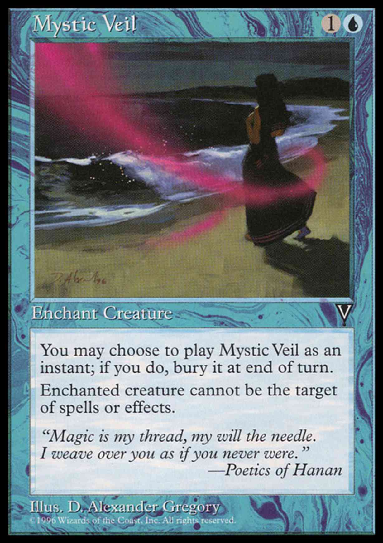 Mystic Veil magic card front