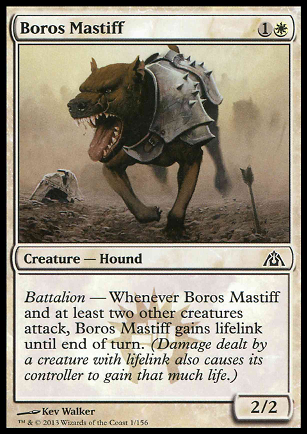 Boros Mastiff magic card front