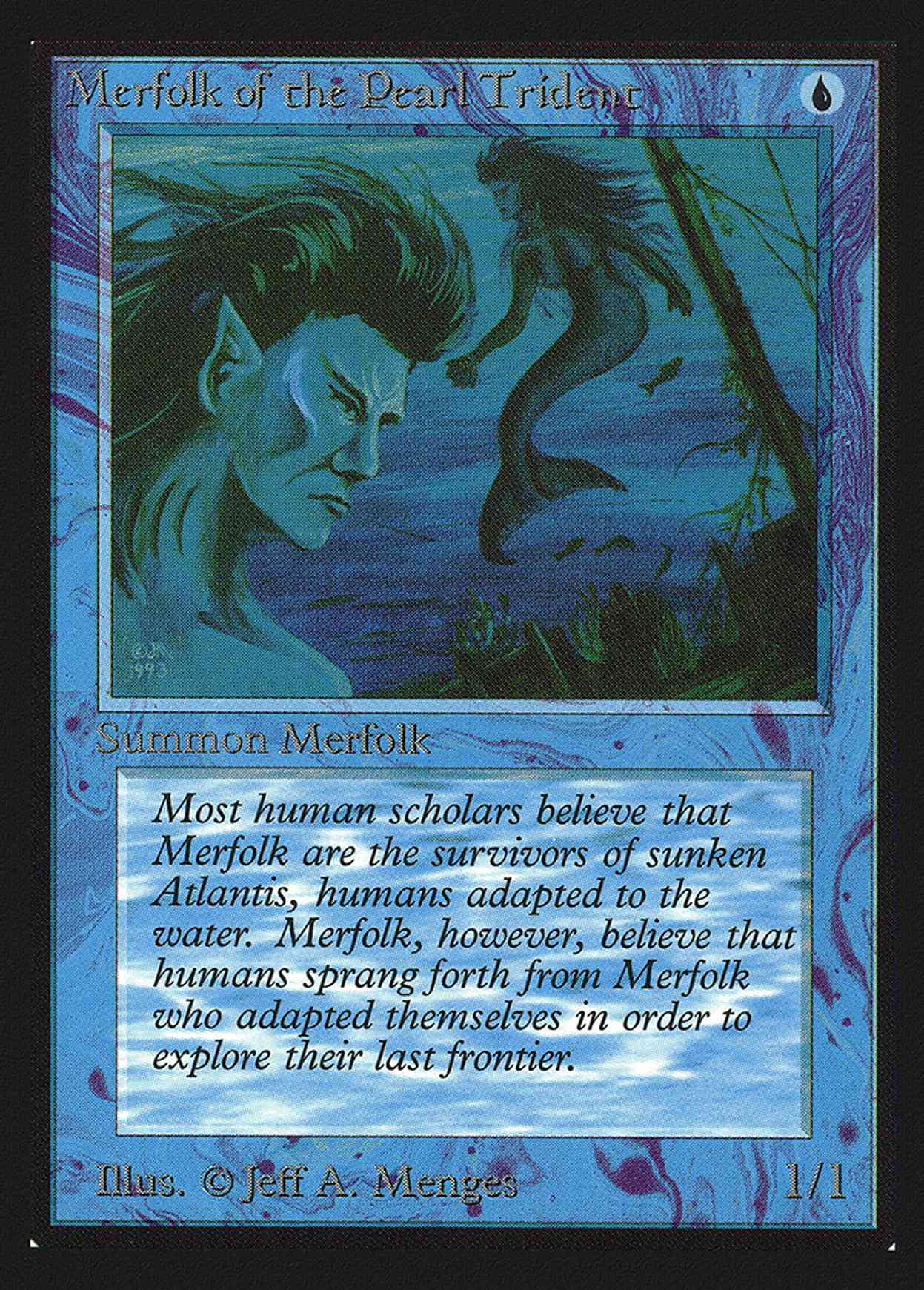 Merfolk of the Pearl Trident (CE) magic card front