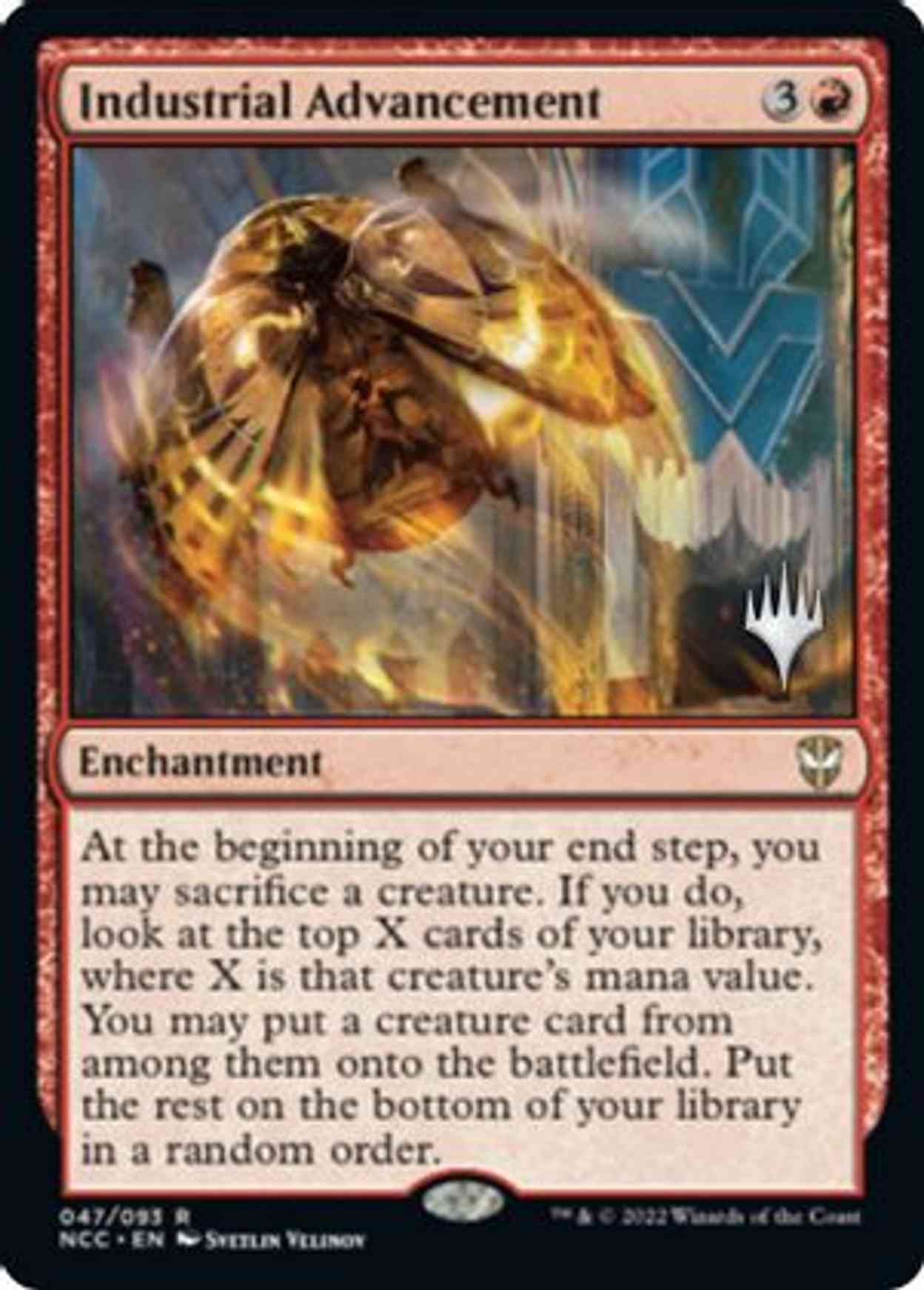 Industrial Advancement magic card front
