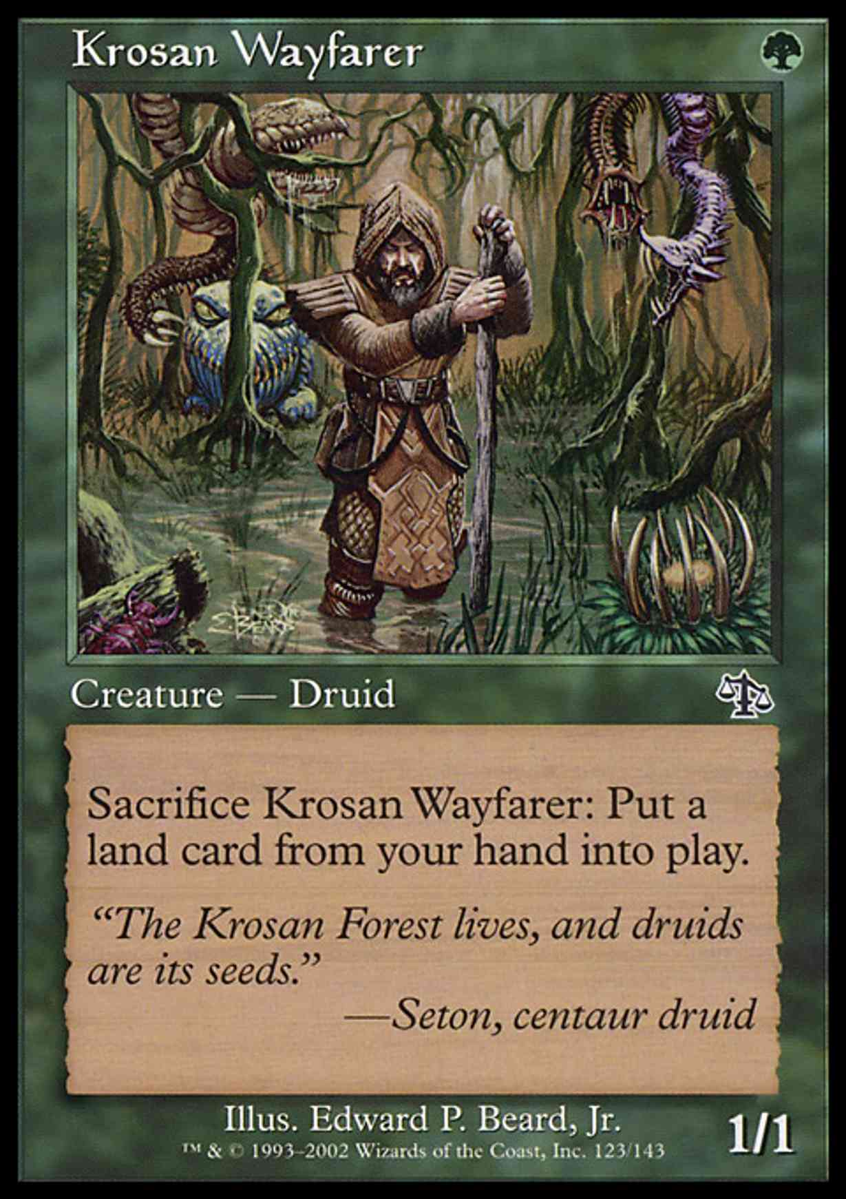 Krosan Wayfarer magic card front