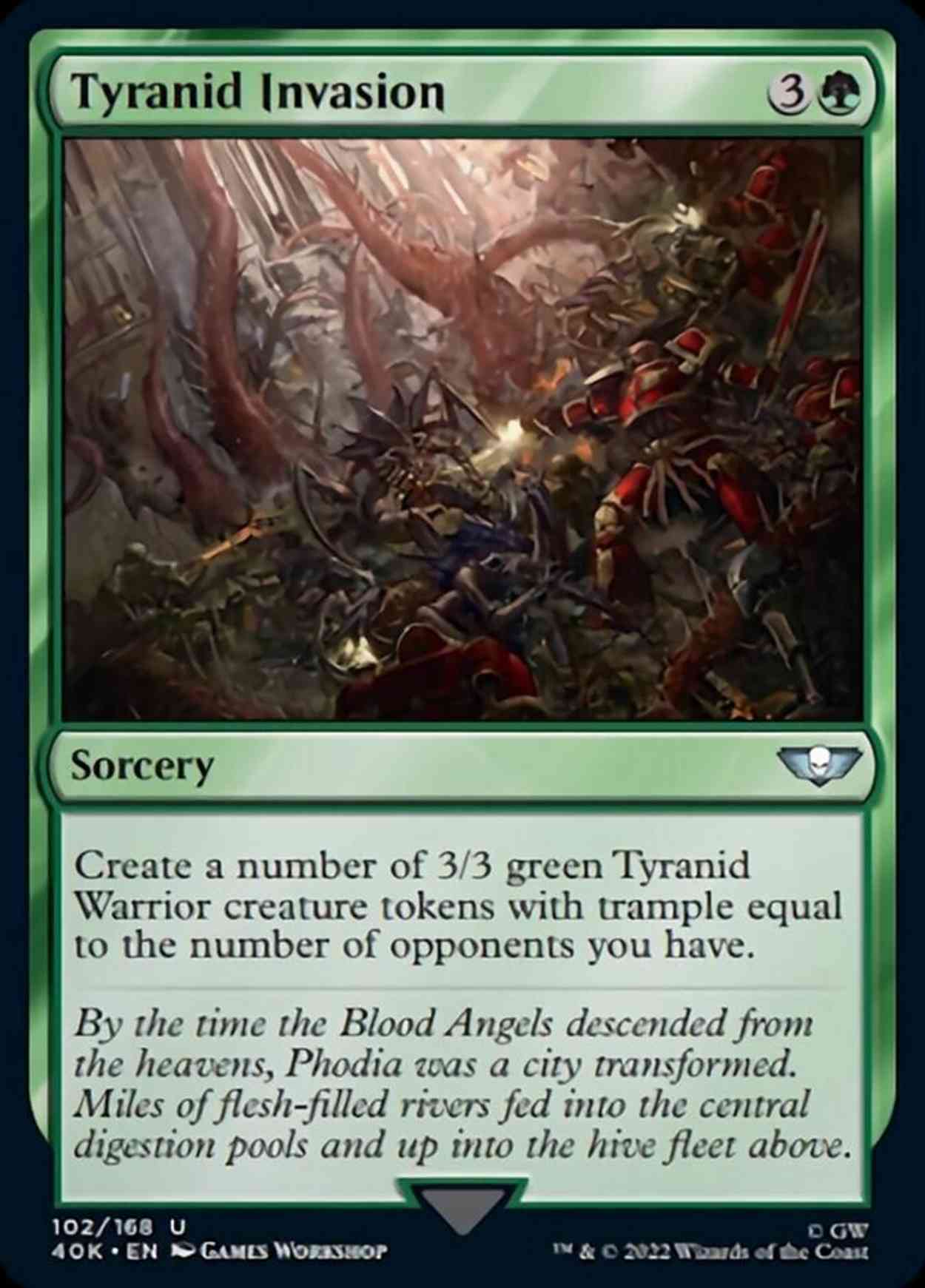 Tyranid Invasion magic card front