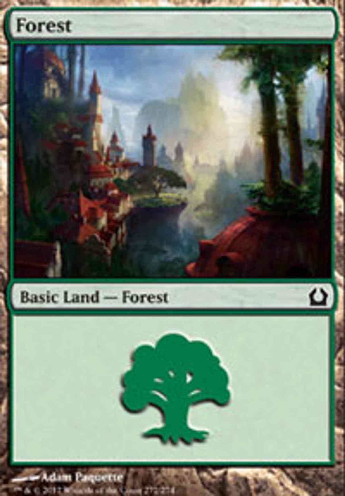 Forest (272) magic card front